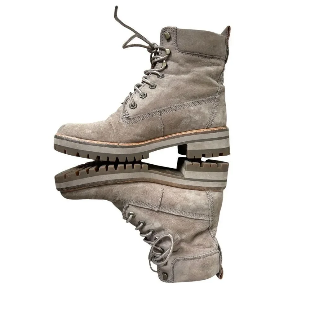Timberland Women's‎ Courmayeur Valley Hiking Boots Taupe Nubuck Sz 9.5
